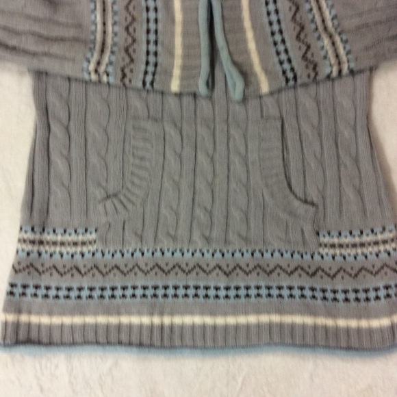 GRAY SWEATER HOODIE - Picture 5 of 12